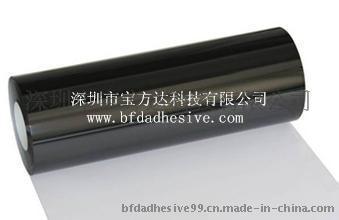 黑白双面胶带主要应用于背光源上，起固定、遮光作用
